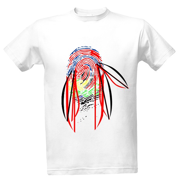 Tričko s potiskem Indián hlava