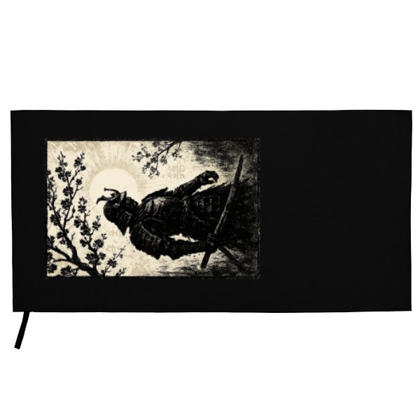 Sportovní ručník z mikrovlákna s potiskem samuraj